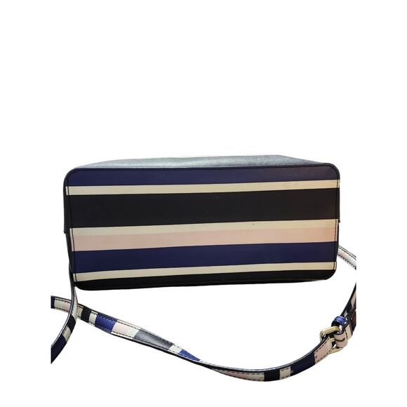 Kate Spade Evangelie Laurel Way Cruise Stripe Double Strap Shoulder Handbag - Picture 4 of 15